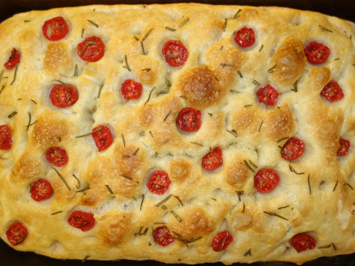 Tomato & Rosemary Sourdough&nbsp;Focaccia